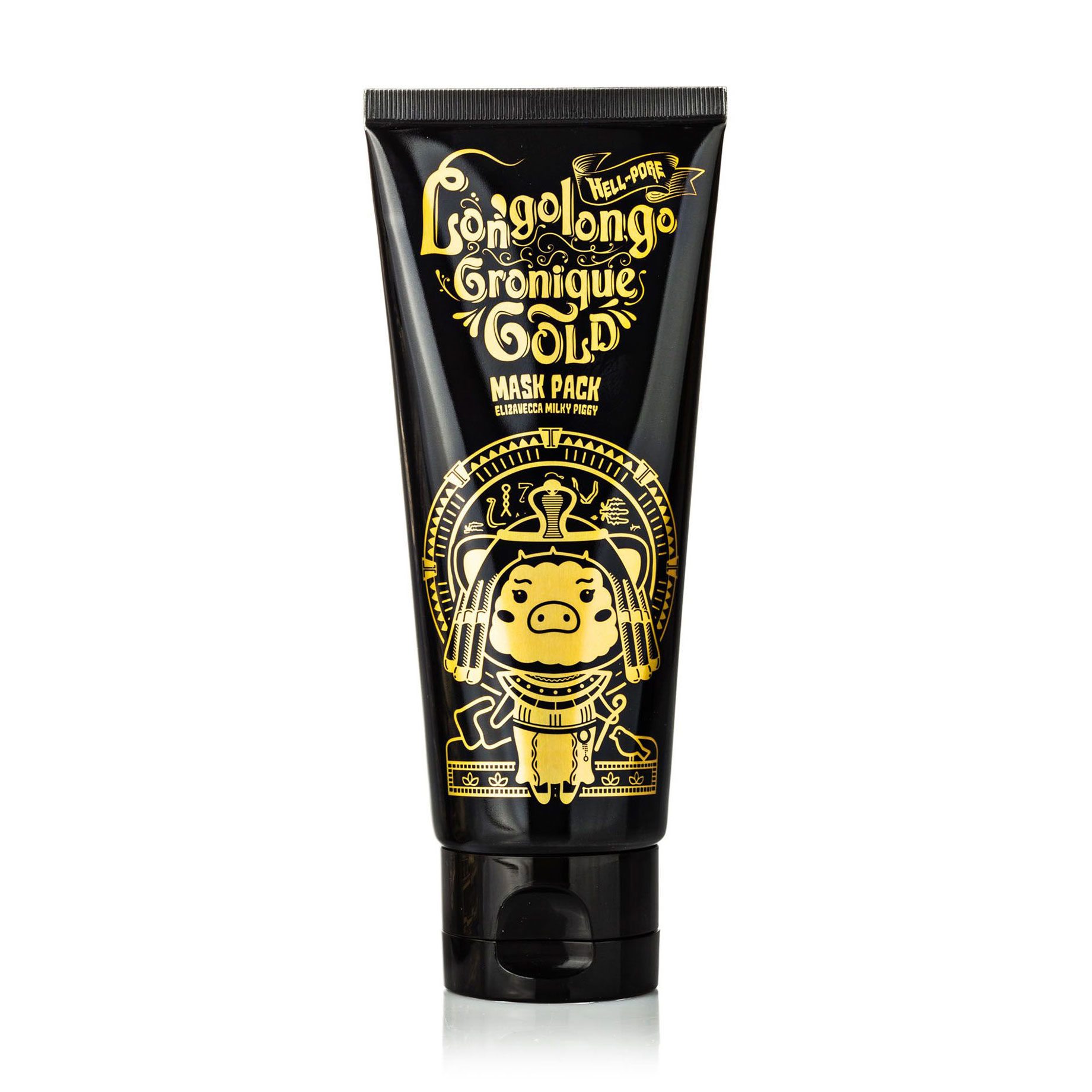 Маска-плівка для обличчя Elizavecca Hell-Pore Longolongo Gronique Gold Mask Pack з колоїдним золотом, 100 мл